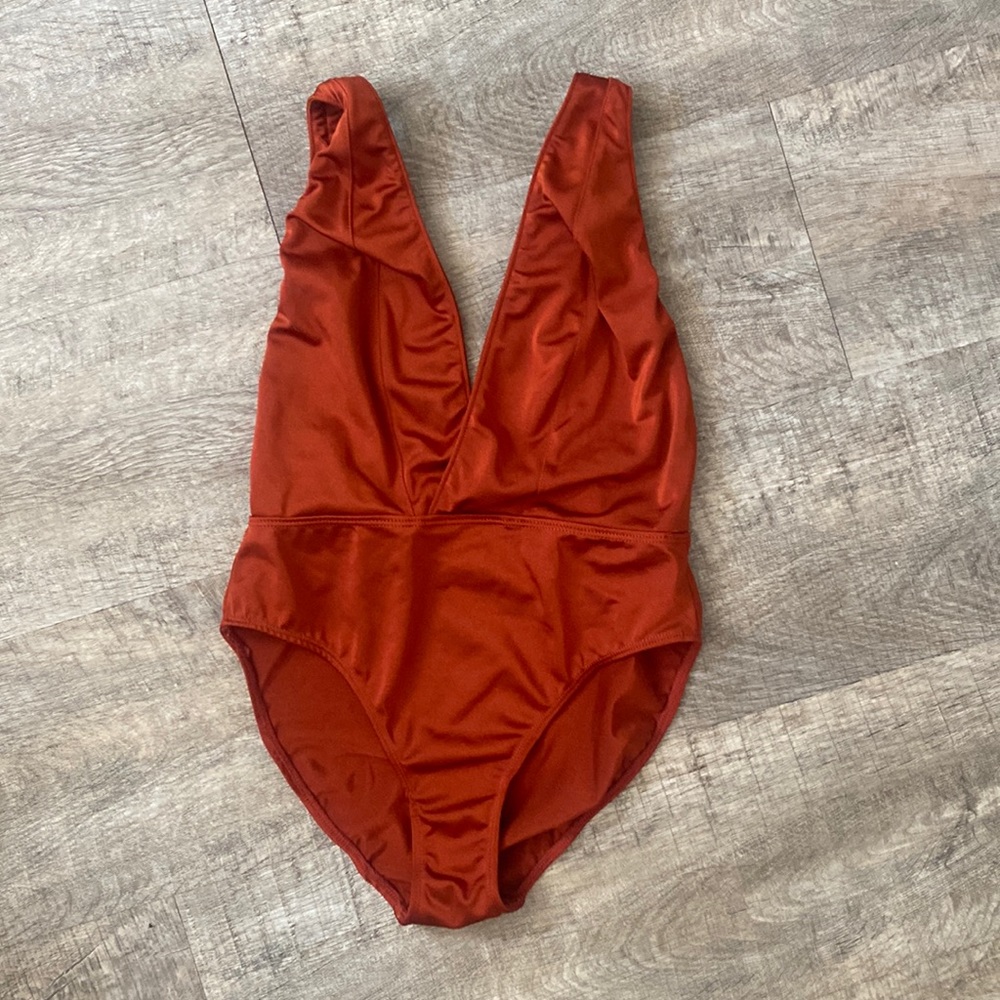 Urban Outfitters Amber Plunge One Piece
